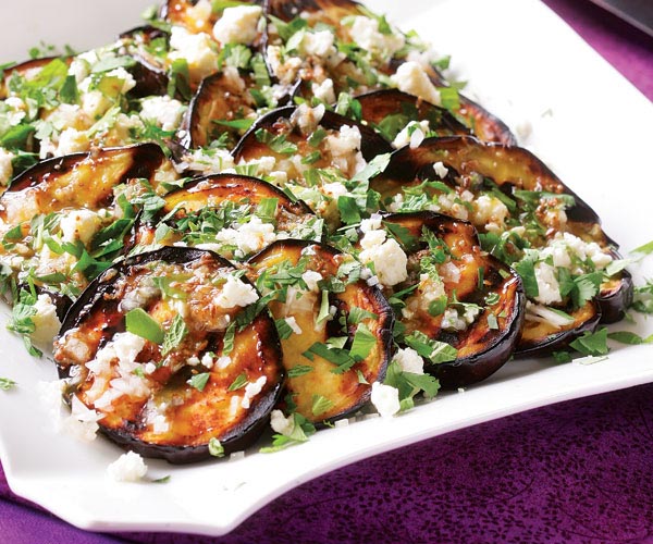 grilled eggplant salad