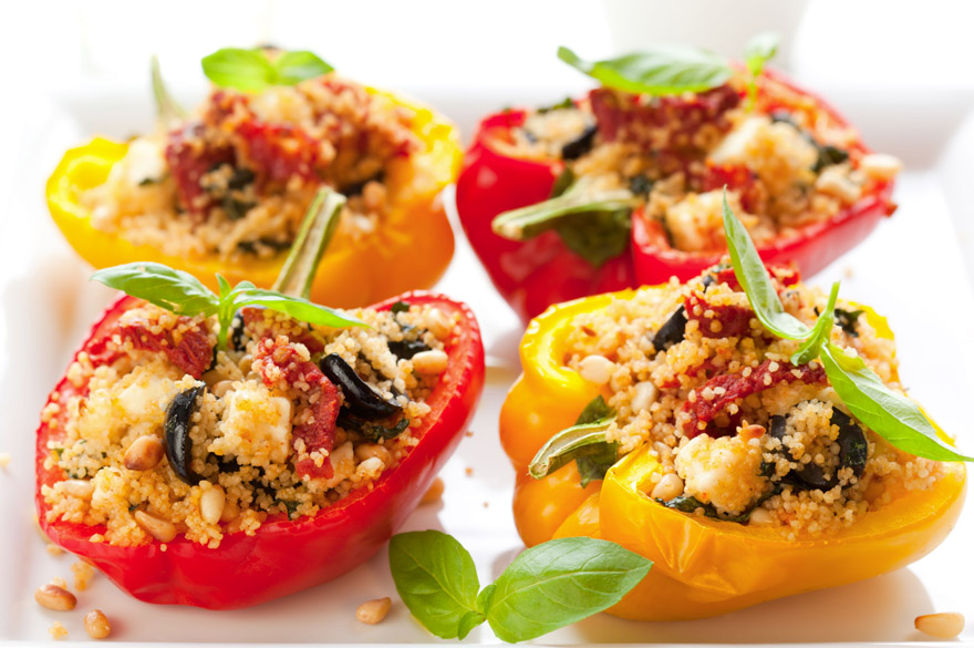 Quinoa Stuffed Bell Pepper