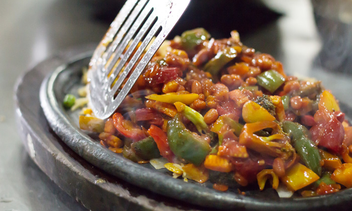 Pasta And Vegetable Sizzler