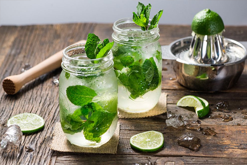 Green Layered Mojito